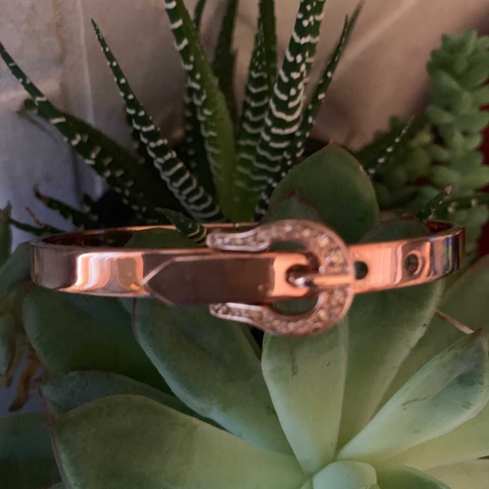Used Rose Gold Juicy Couture Bangle Bracelet - Picture 1 of 1